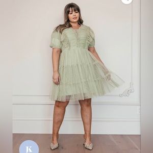 JessaKae sage green Veronica dress NWT 3x